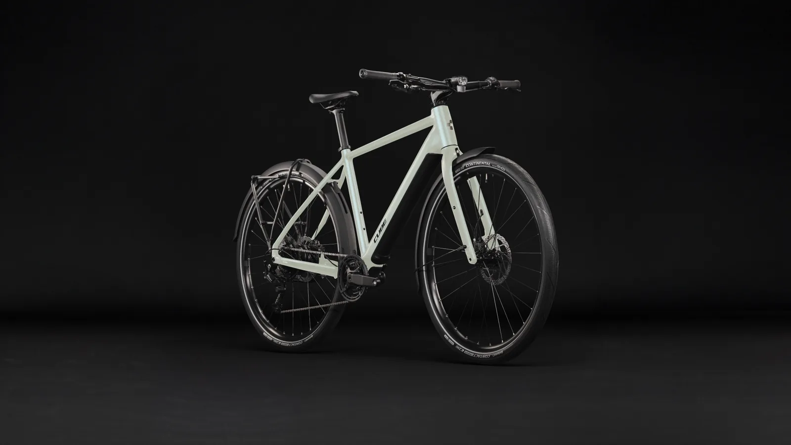 Cube Editor Hybrid ONE 360 FE glintsand´n´black – Bicicleta Eléctrica Urbana 2027 Barra alta