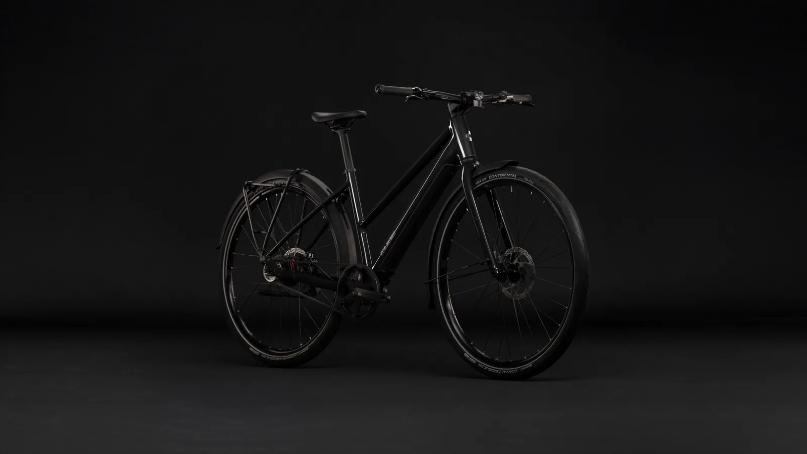 Cube Editor Hybrid Pro 360 FE black´n´irongrey – Bicicleta Eléctrica Urbana 2027 Cuadro semiabierto