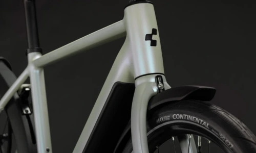 Bicicleta eléctrica Cube Editor Hybrid Pro 360 FE glintsand´n´black Barra alta – detalle 5 | Ebike.es
