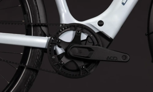 Bicicleta eléctrica Cube Editor Hybrid SLT 400X FE glacier´n´prizm Cuadro semiabierto – detalle 2 | Ebike.es