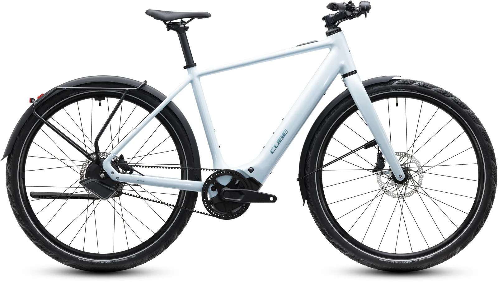 Cube Editor Hybrid SLT 400X FE glacier´n´prizm – Bicicleta Eléctrica Urbana 2027 Barra alta ebike.es Gran tienda de bicicletas eléctricas en España Bicicleta eléctrica Cube Editor Hybrid SLT 400X FE glacier´n´prizm Barra alta – vista lateral | Ebike.es