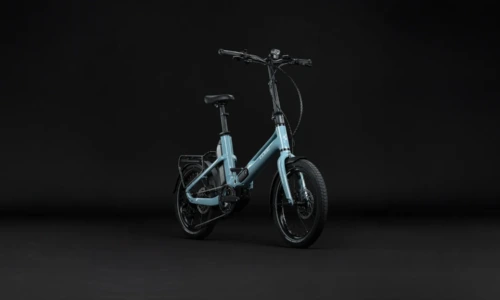 Cube Fold Hybrid 540 Wh arubablue´n´blue – Bicicleta Eléctrica Urbana 2027 ebike.es Gran tienda de bicicletas eléctricas en España 9 Bicicleta eléctrica Cube Fold Hybrid 540 arubablue´n´blue – vista frontal | Ebike.es