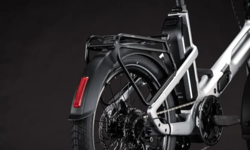 Bicicleta eléctrica Cube Fold Hybrid 540 silverstar´n´reflex – detalle 3 | Ebike.es