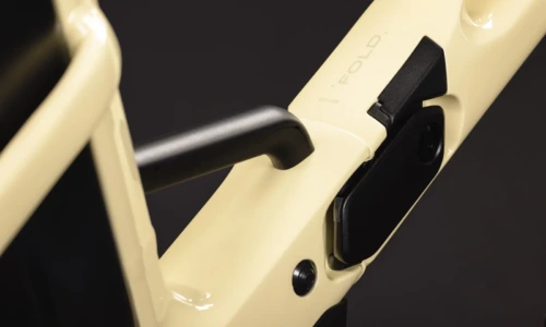 Bicicleta eléctrica Cube Fold Hybrid Deluxe 540 paleyellow´n´sage – detalle 2 | Ebike.es