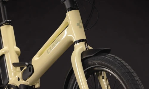 Bicicleta eléctrica Cube Fold Hybrid Deluxe 540 paleyellow´n´sage – detalle 5 | Ebike.es