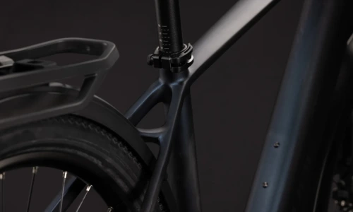 Bicicleta eléctrica Cube Kathmandu Hybrid C:62 Pro 400X liquidsteel´n´prizm Barra alta – detalle 3 | Ebike.es