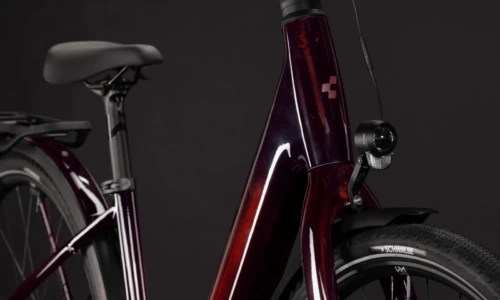 Bicicleta eléctrica Cube Kathmandu Hybrid C:62 SLX 400X liquidred´n´red Cuadro abierto – detalle 6 | Ebike.es