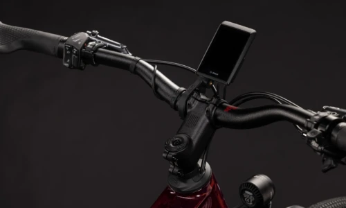 Bicicleta eléctrica Cube Kathmandu Hybrid C:62 SLX 400X liquidred´n´red Barra alta – detalle 1 | Ebike.es