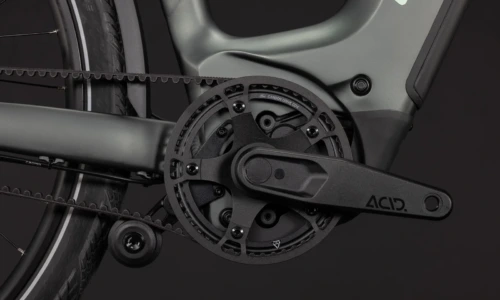 Bicicleta eléctrica Cube Kathmandu Hybrid Deluxe Pro 800 blackforest´n´chrome Cuadro abierto – detalle 3 | Ebike.es