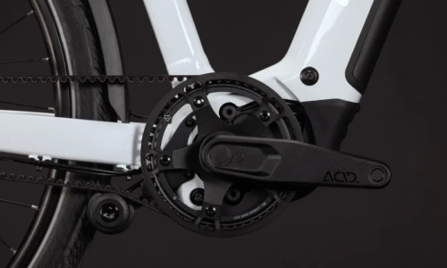 Bicicleta eléctrica Cube Kathmandu Hybrid Deluxe Pro 800 metallicwhite´n´chrome Cuadro semiabierto – detalle 3 | Ebike.es