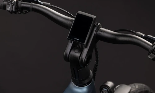 Bicicleta eléctrica Cube Kathmandu Hybrid Deluxe SLX 800 mineralblue´n´blue Barra alta – detalle 2 | Ebike.es