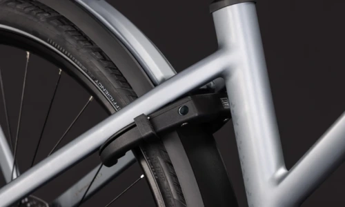 Bicicleta eléctrica Cube Kathmandu Hybrid EXC 800 slategrey´n´chrome Cuadro semiabierto – detalle 4 | Ebike.es