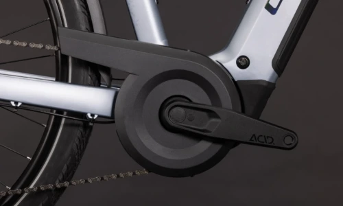Bicicleta eléctrica Cube Kathmandu Hybrid EXC 800 slategrey´n´chrome Barra alta – detalle 5 | Ebike.es