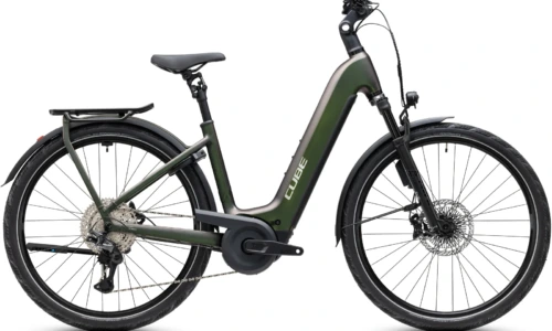 Bicicleta eléctrica Cube Kathmandu Hybrid EXC 800 stellar´n´chrome Cuadro abierto – vista lateral | Ebike.es