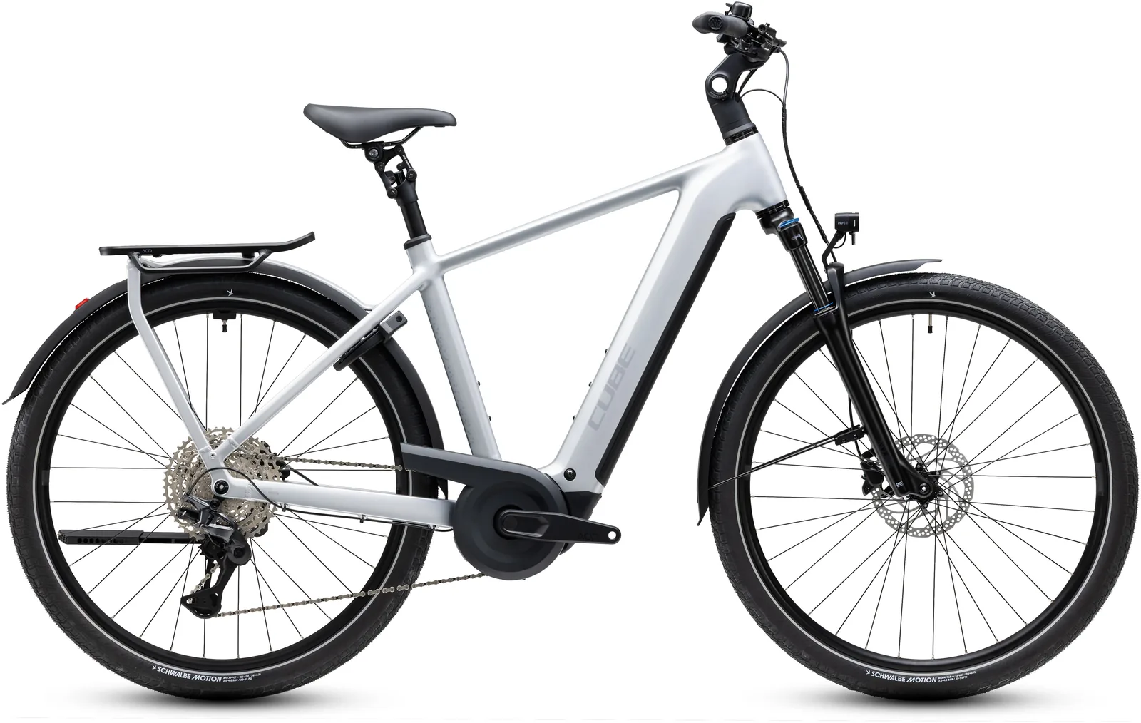 Cube Kathmandu Hybrid ONE 800 Wh silverstar´n´reflex – Bicicleta Eléctrica Trekking 2027 Barra alta