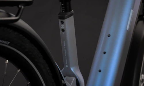 Bicicleta eléctrica Cube Kathmandu Hybrid ONE11 HPC Pro 800 hazeblue´n´blue Cuadro abierto – detalle 3 | Ebike.es