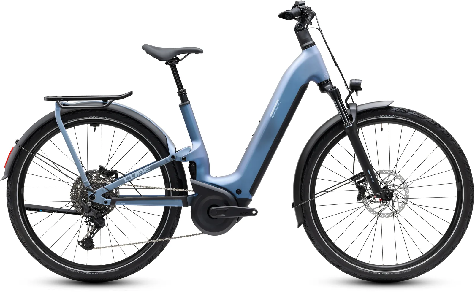Cube Kathmandu Hybrid ONE11 HPC Pro 800 Wh hazeblue´n´blue – Bicicleta Eléctrica Trekking 2027 Cuadro abierto