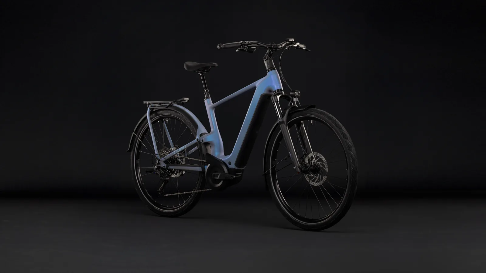 Cube Kathmandu Hybrid ONE11 HPC Pro 800 Wh hazeblue´n´blue – Bicicleta Eléctrica Trekking 2027 Barra alta ebike.es Gran tienda de bicicletas eléctricas en España 2 Bicicleta eléctrica Cube Kathmandu Hybrid ONE11 HPC Pro 800 hazeblue´n´blue Barra alta – vista frontal | Ebike.es