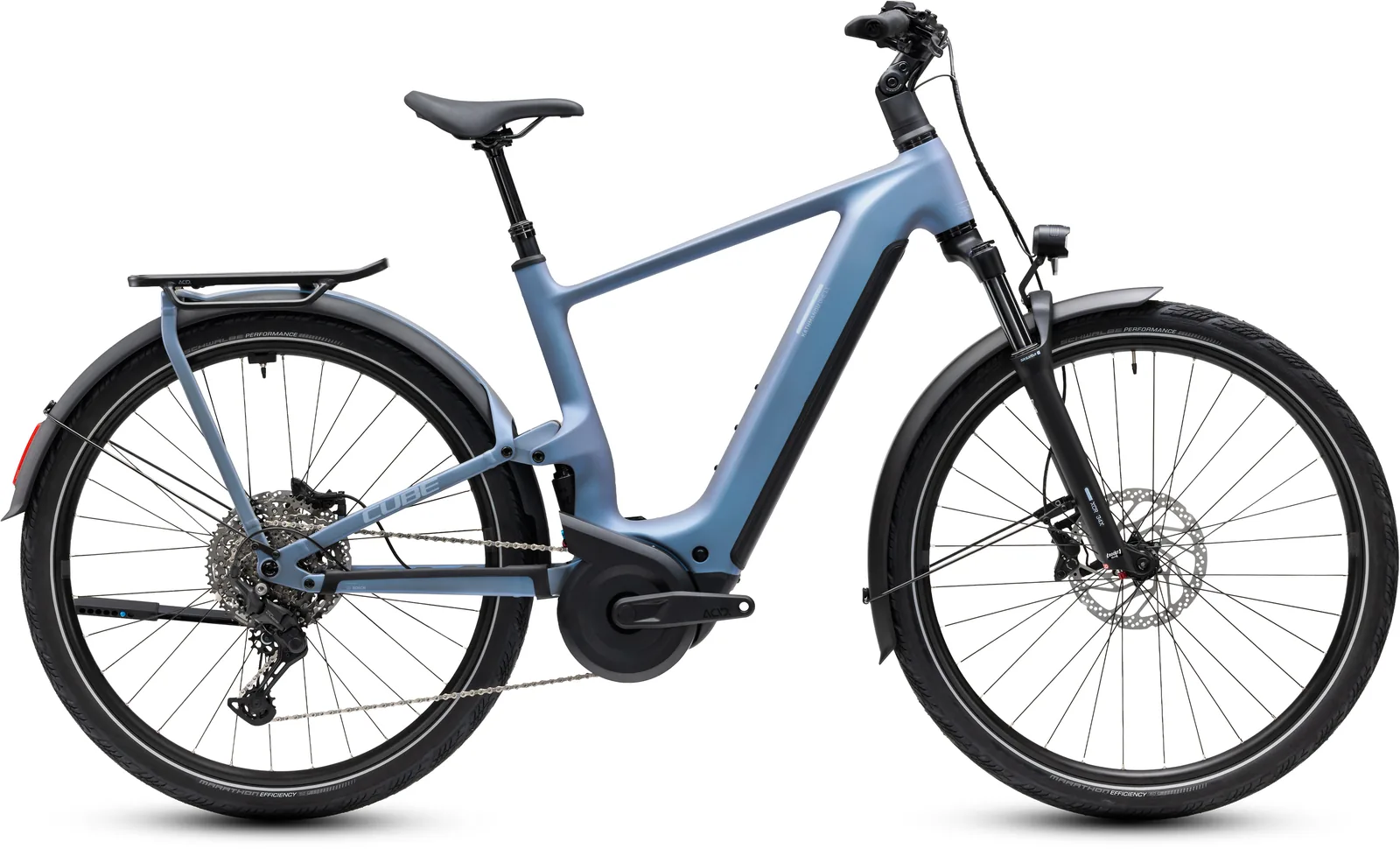 Cube Kathmandu Hybrid ONE11 HPC Pro 800 Wh hazeblue´n´blue – Bicicleta Eléctrica Trekking 2027 Barra alta