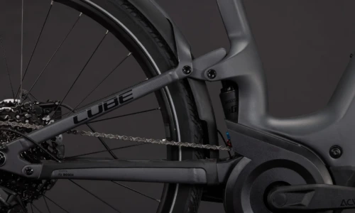 Bicicleta eléctrica Cube Kathmandu Hybrid ONE11 HPC Pro 800 slabgrey´n´black Cuadro abierto – detalle 3 | Ebike.es