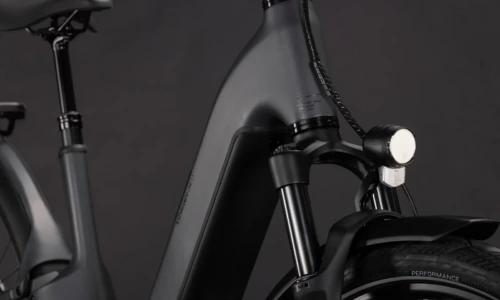 Bicicleta eléctrica Cube Kathmandu Hybrid ONE11 HPC Pro 800 slabgrey´n´black Cuadro abierto – detalle 6 | Ebike.es
