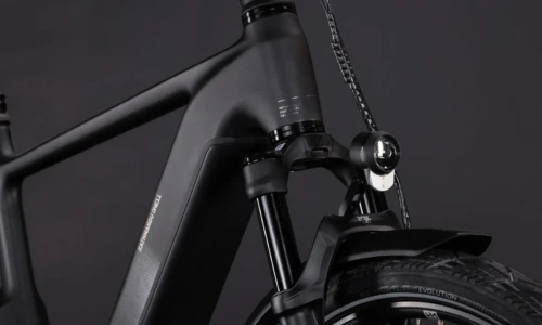 Bicicleta eléctrica Cube Kathmandu Hybrid ONE11 HPC SLT 800 carbon´n´silverdust Barra alta – detalle 6 | Ebike.es