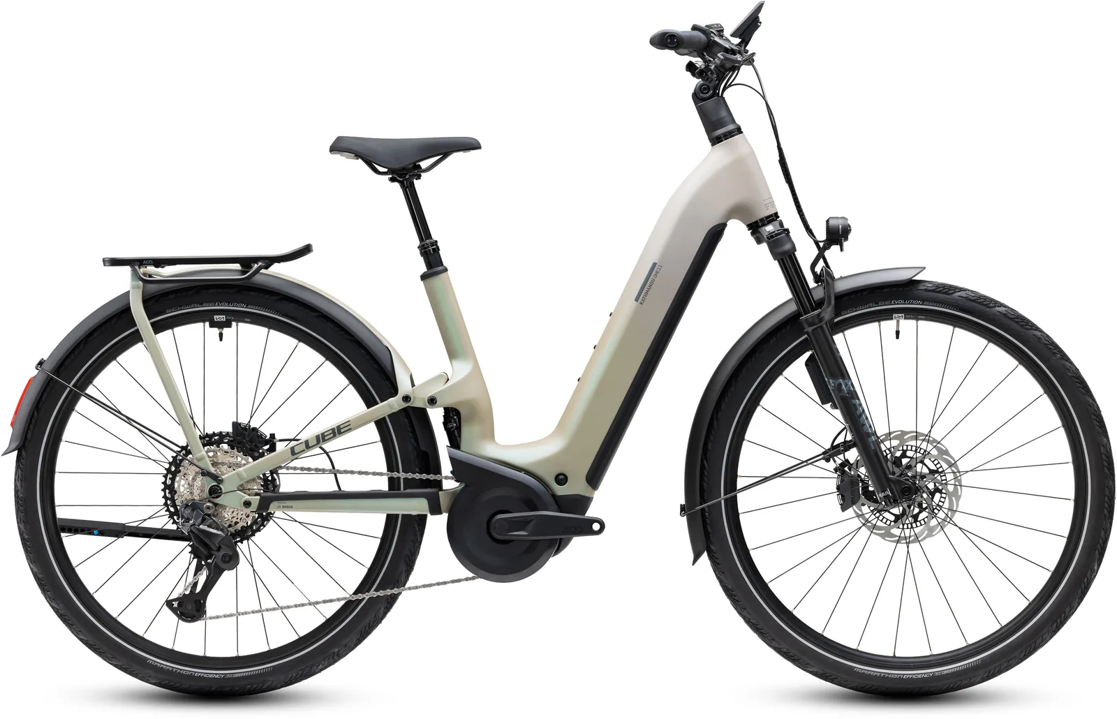 Cube Kathmandu Hybrid ONE11 HPC SLT 800 Wh glintsand´n´oatgrey – Bicicleta Eléctrica Trekking 2027 Cuadro abierto