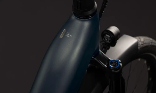 Bicicleta eléctrica Cube Kathmandu Hybrid ONE11 HPC SLX 800 sagebrushgreen´n´chrome Cuadro abierto – detalle 2 | Ebike.es