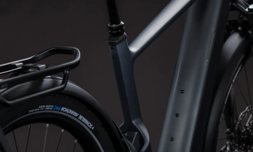 Bicicleta eléctrica Cube Kathmandu Hybrid ONE11 HPC SLX 800 sagebrushgreen´n´chrome Barra alta – detalle 4 | Ebike.es