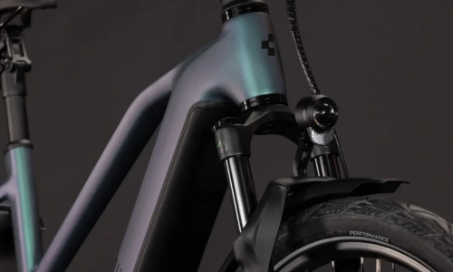 Bicicleta eléctrica Cube Kathmandu Hybrid Pro 800 smaragdgrey´n´black Cuadro semiabierto – detalle 6 | Ebike.es