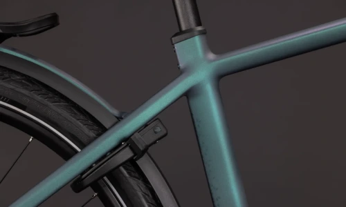 Bicicleta eléctrica Cube Kathmandu Hybrid Pro 800 smaragdgrey´n´black Barra alta – detalle 3 | Ebike.es