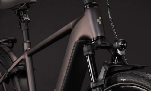 Bicicleta eléctrica Cube Kathmandu Hybrid SLT 800 mysticgraphite´n´reflex Barra alta – detalle 5 | Ebike.es