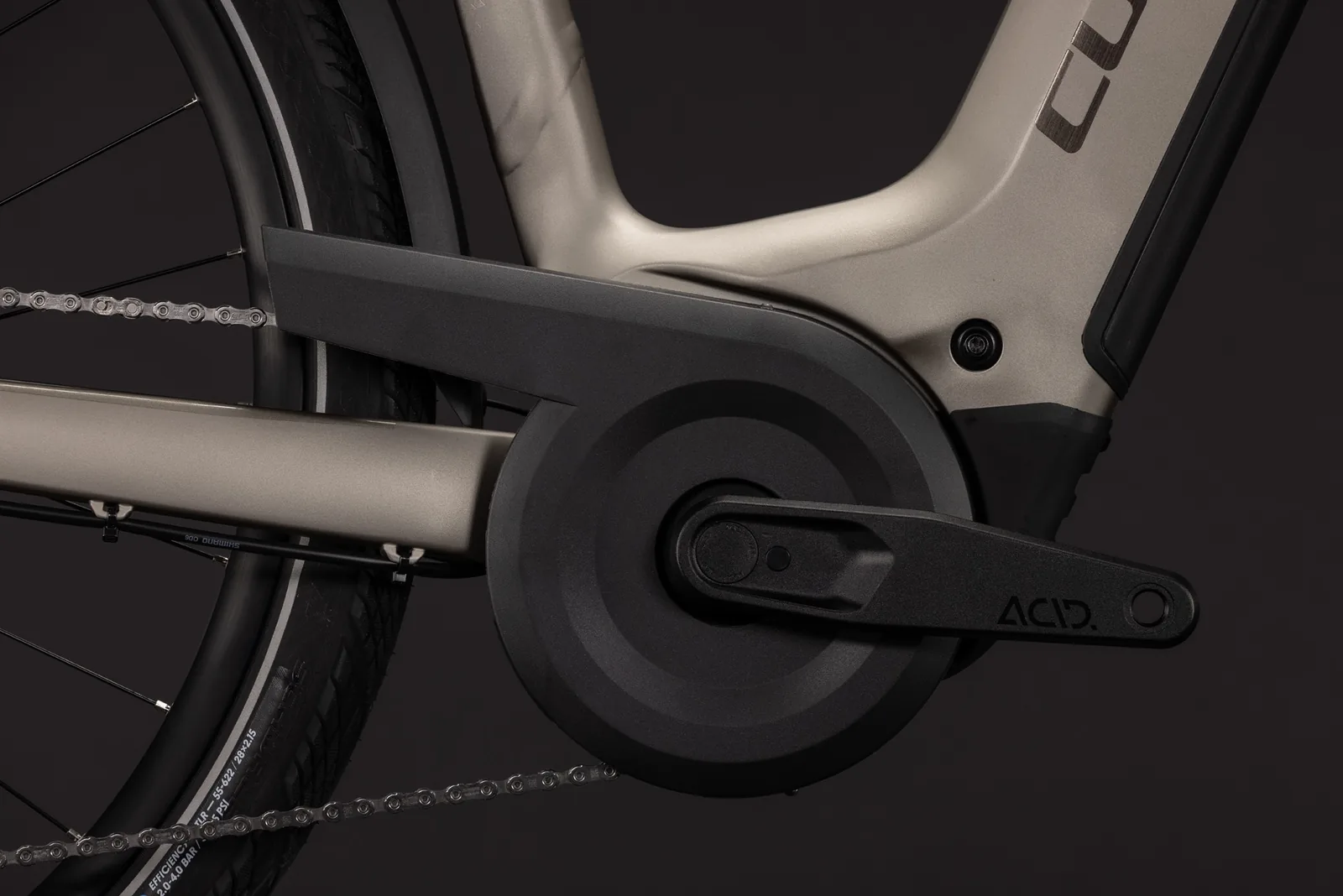 Cube Kathmandu Hybrid SLX 800 Wh flashstone´n´chrome – Bicicleta Eléctrica Trekking 2027 Cuadro abierto ebike.es Gran tienda de bicicletas eléctricas en España 6 Bicicleta eléctrica Cube Kathmandu Hybrid SLX 800 flashstone´n´chrome Cuadro abierto – detalle 4 | Ebike.es