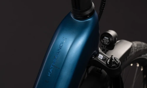 Bicicleta eléctrica Cube Kathmandu Hybrid SLX 800 nebula´n´prizm Cuadro abierto – detalle 1 | Ebike.es