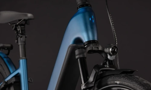 Bicicleta eléctrica Cube Kathmandu Hybrid SLX 800 nebula´n´prizm Cuadro abierto – detalle 5 | Ebike.es