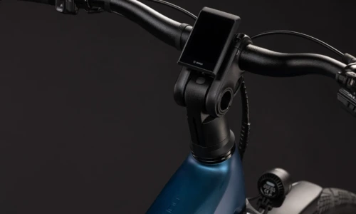 Bicicleta eléctrica Cube Kathmandu Hybrid SLX 800 nebula´n´prizm Cuadro semiabierto – detalle 2 | Ebike.es