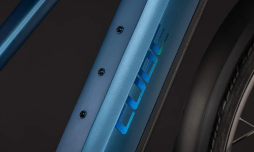 Bicicleta eléctrica Cube Kathmandu Hybrid SLX 800 nebula´n´prizm Cuadro semiabierto – detalle 3 | Ebike.es