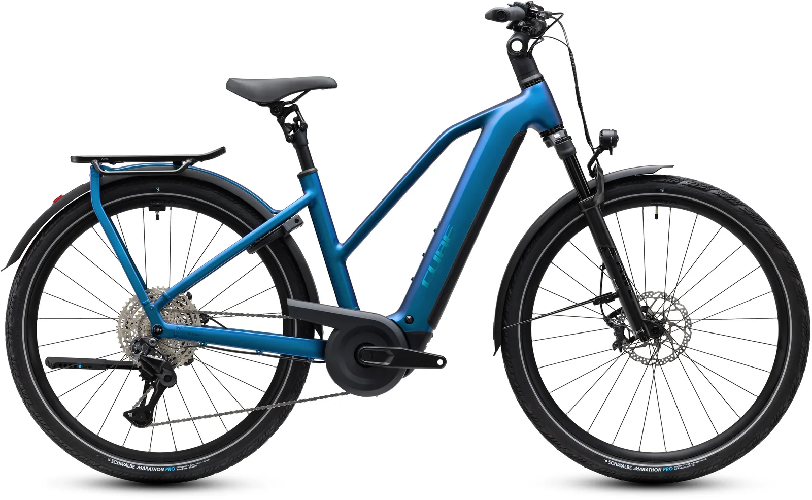 Cube Kathmandu Hybrid SLX 800 Wh nebula´n´prizm – Bicicleta Eléctrica Trekking 2027 Cuadro semiabierto