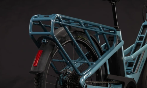 Bicicleta eléctrica Cube Longtail Hybrid 800 arubablue´n´blue – detalle 4 | Ebike.es