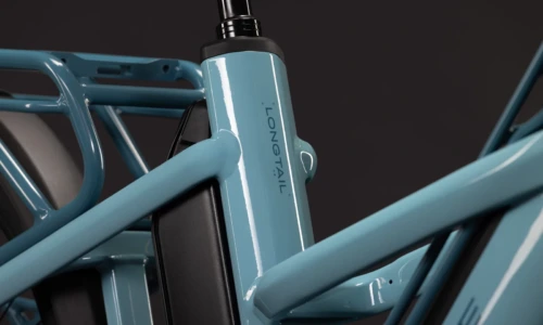 Bicicleta eléctrica Cube Longtail Hybrid 800 arubablue´n´blue – detalle 6 | Ebike.es