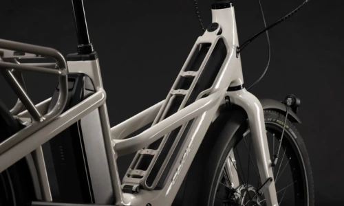 Bicicleta eléctrica Cube Longtail Hybrid 800 greybeige´n´grey – detalle 4 | Ebike.es