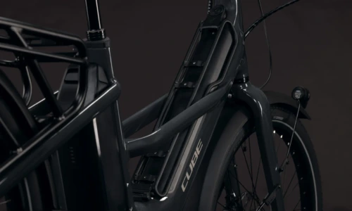Bicicleta eléctrica Cube Longtail Hybrid Deluxe 800 shadowgrey´n´grey – detalle 2 | Ebike.es