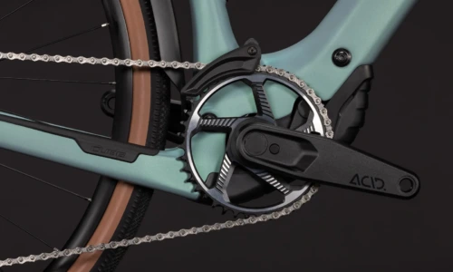 Bicicleta eléctrica Cube Nulane Hybrid C:62 Race 400X FE seagrey´n´black – detalle 4 | Ebike.es