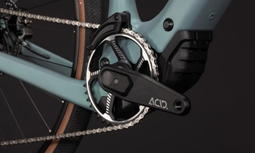 Bicicleta eléctrica Cube Nulane Hybrid C:62 Race 400X seagrey´n´black – detalle 4 | Ebike.es