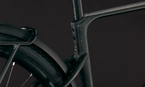 Bicicleta eléctrica Cube Nulane Hybrid C:62 SLX 400X FE mineralblack´n´orange – detalle 5 | Ebike.es