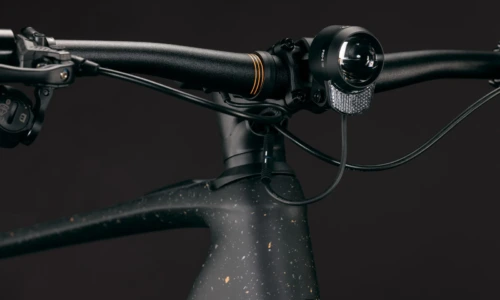 Bicicleta eléctrica Cube Nulane Hybrid C:62 SLX 400X FE mineralblack´n´orange – detalle 7 | Ebike.es