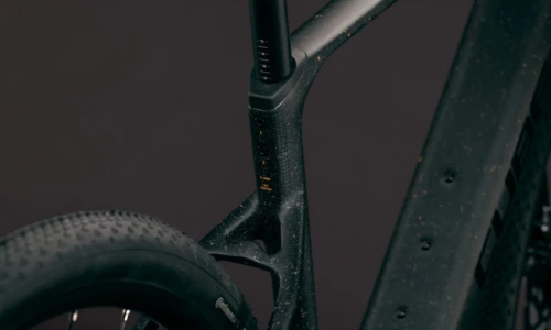 Bicicleta eléctrica Cube Nulane Hybrid C:62 SLX 400X mineralblack´n´orange – detalle 2 | Ebike.es
