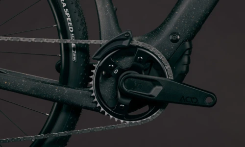 Bicicleta eléctrica Cube Nulane Hybrid C:62 SLX 400X mineralblack´n´orange – detalle 4 | Ebike.es