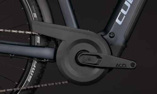 Bicicleta eléctrica Cube Nuride Hybrid EXC 800 coal´n´chrome Barra alta – detalle 4 | Ebike.es