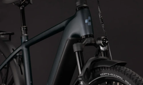 Bicicleta eléctrica Cube Nuride Hybrid EXC 800 coal´n´chrome Barra alta – detalle 5 | Ebike.es